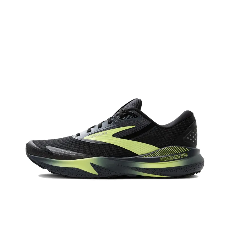 Brooks Adrenaline GTS 24 Wear resistant And Waterproof Low Top Casual Running Shoes Men's Black-0