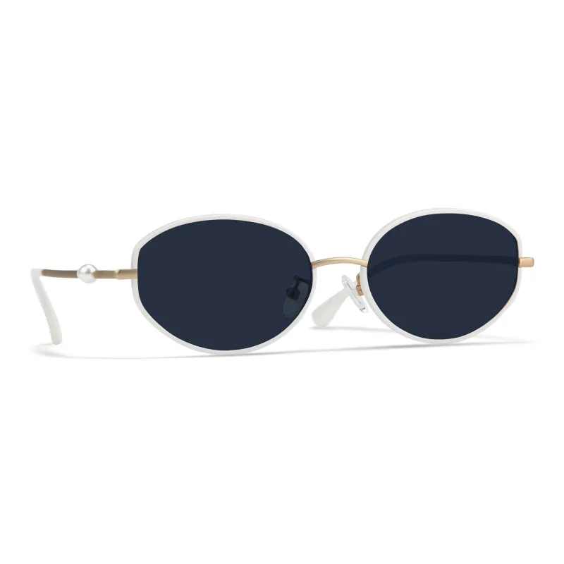 PROTAGO Β Titanium Oval Sunglasses Unisex-4