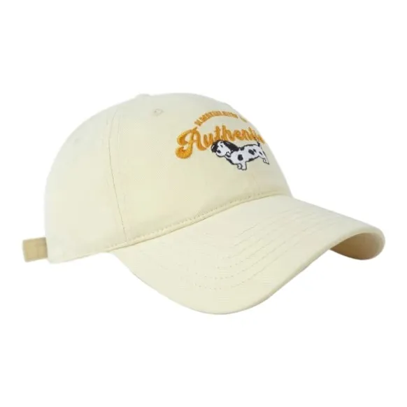 FREE RABBITⅡ Korean Style Fashion Versatile Preppy Style Soft Top Baseball Caps Unisex-1