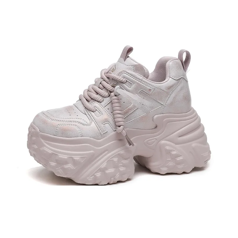 CARDANRO Small-sized Sky Vegetables Low-Top Chunky Sneakers Women's-8