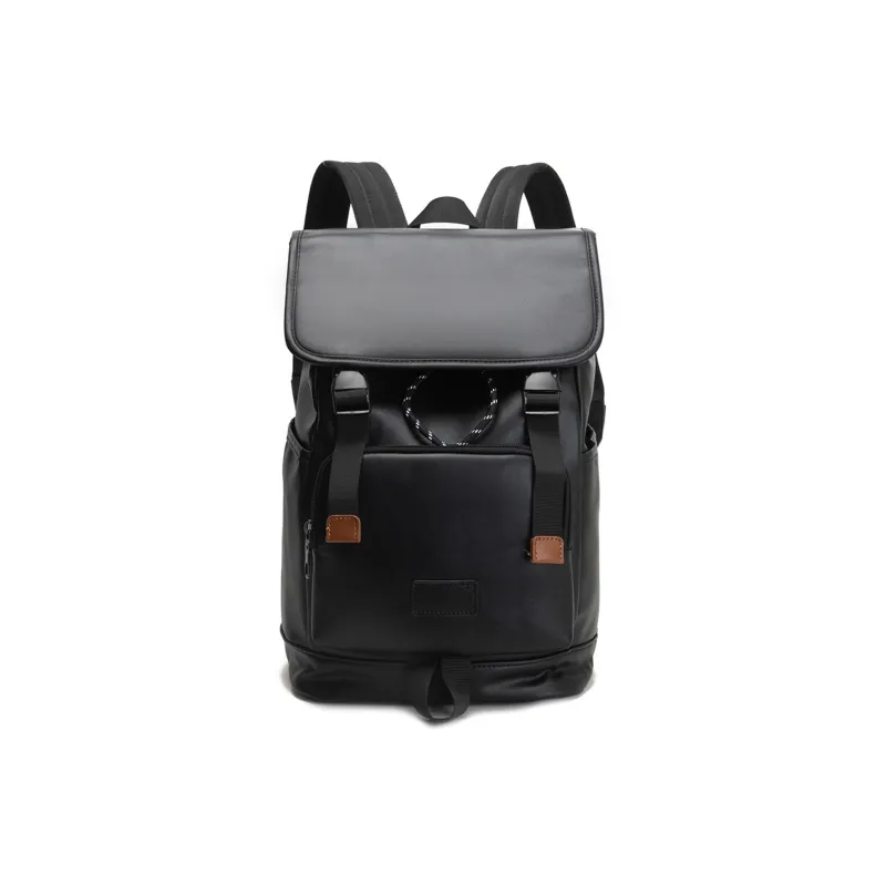 Slazenger PU Laptop Bags Backpacks Regular Unisex Black/White-0