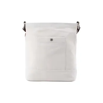 Levi's Cotton Patchwork Canvas Bucket Bags Shoulder Bags Regular Women's White