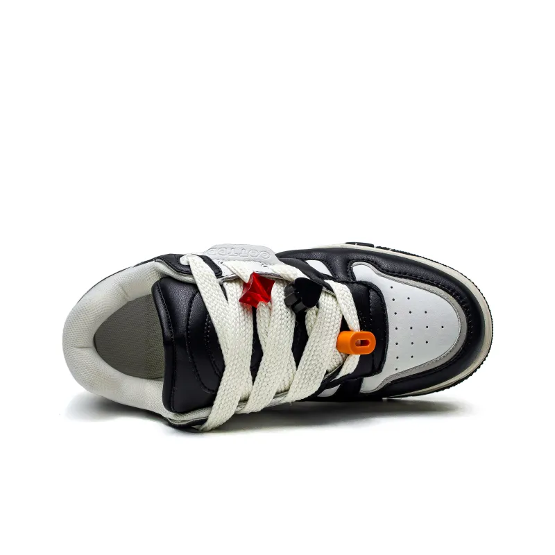 APRHE Anti Slip And Wear Resistant Height Increasing Low Top Skateboard Shoes Unisex-8