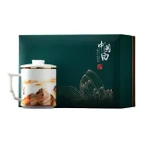 Li Ti Tong-Dragon Lifts Its Head Total Crimson WenXuan Cup (Glazed)