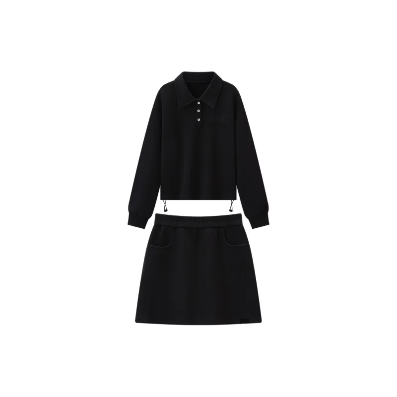 KUHNMARVIN Skirt Set Women's Black-1