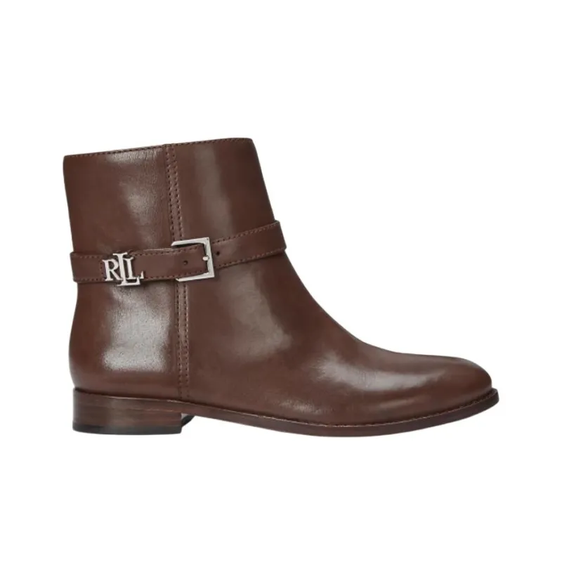 LAUREN RALPH LAUREN Brooke Ankle Boots Women's Brown-1