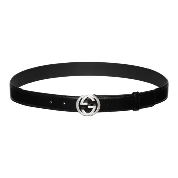 GUCCI Logo Plaque Belt