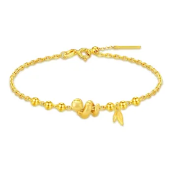 SINO GEM Gold Bracelet Unisex