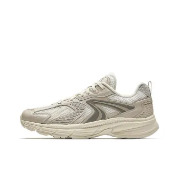 Anta Anti Slip And Wear Resistant Coverage Low Top Casual Running Shoes Women's Ecru