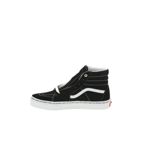 Vans Anti-Slip Wear-Resistant High-Top Kids' Skateboarding Shoes Black Kids'