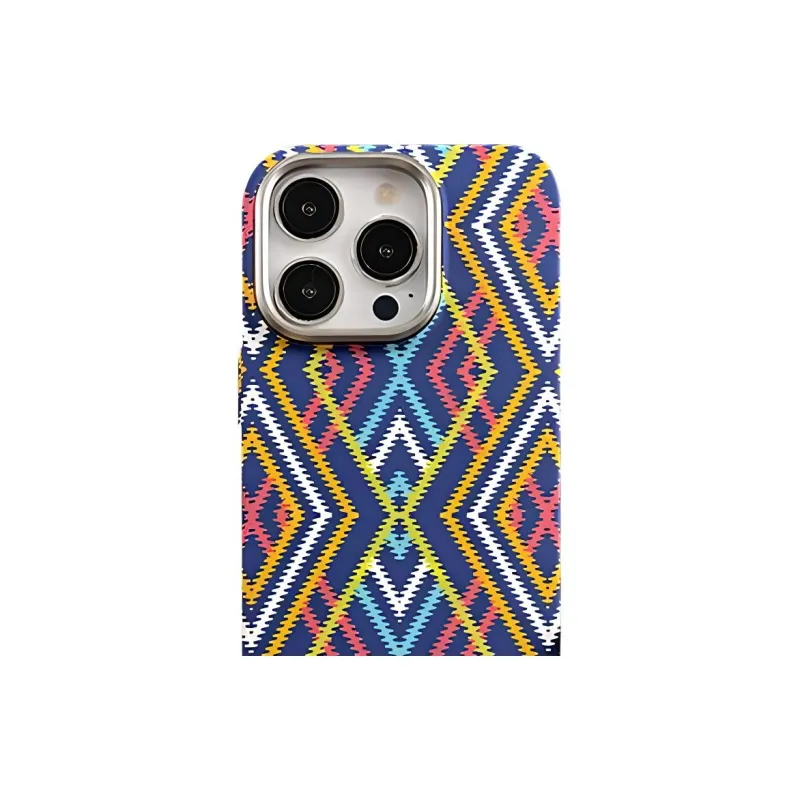 Wei Xin PC Material Sweater Pattern Magnetic Phone Cases Compatible With IPhone 16/15 Pro Max/Apple 13/14 Pro/Max-1