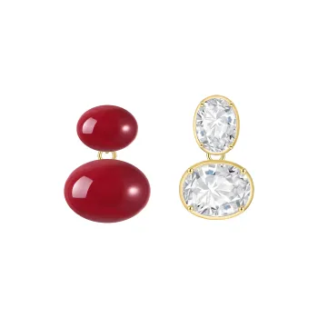 ZEGL S925 Silver Stud Earrings Women's