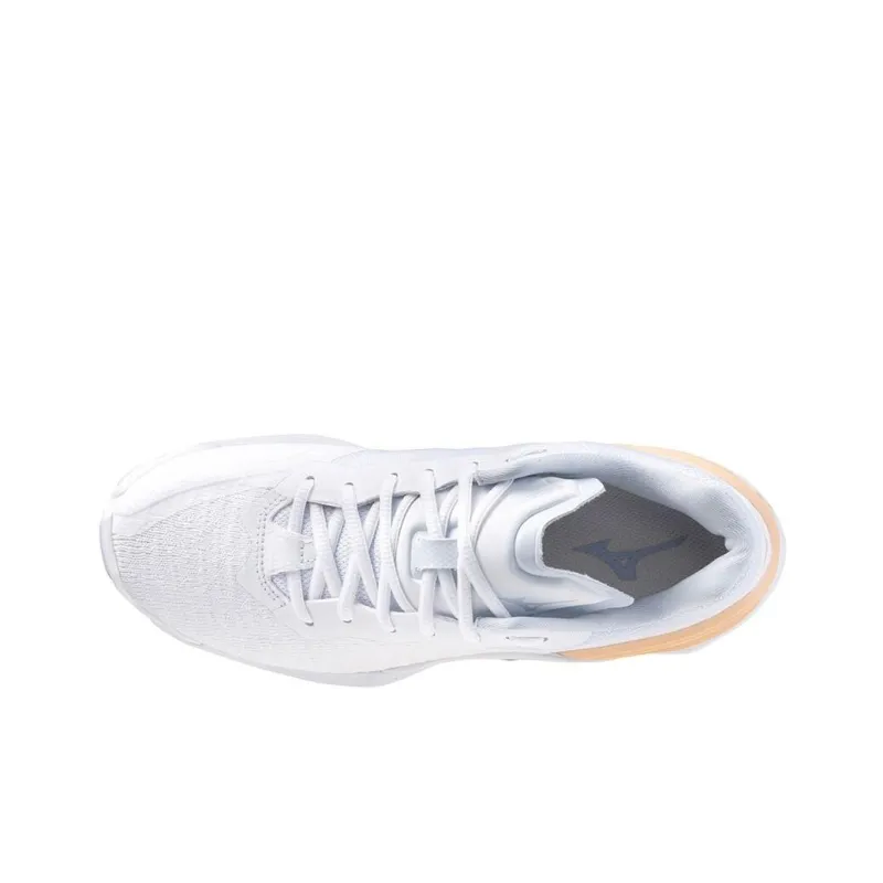 Mikkel Hansen x Mizuno Wave Stealth Cushioning, Wear Resistant Low Top Training Shoes Women's White-2