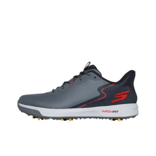 Skechers Go Golf Anti-Slip Wear-Resistant Low-Top Casual Shoes Men
s Gray