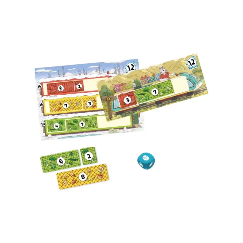 YAOFISH Cargo Truck Full Of Math Addition And Subtraction Practice Brain Teaser Board Games-1