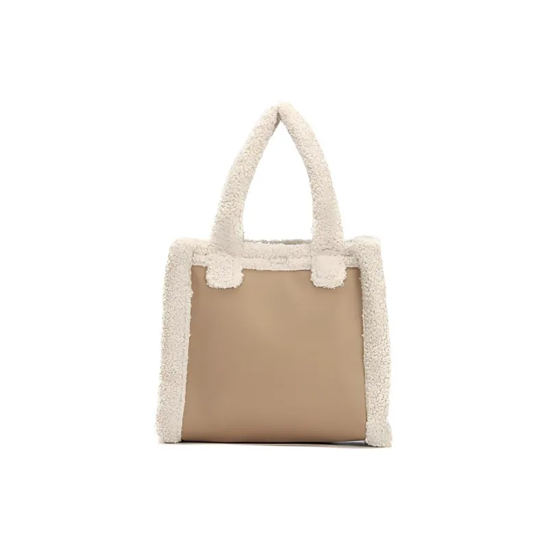 FILA Fabric Shoulder Bag Handbags Regular Women's Actual Product Brown-3