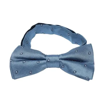 DIKENI Mulberry Silk Ties Men's Blue