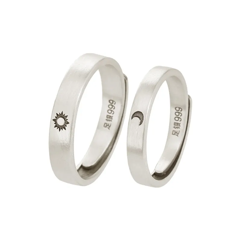 CHIC ZONE 999 Fine Silver Rings Women's-0