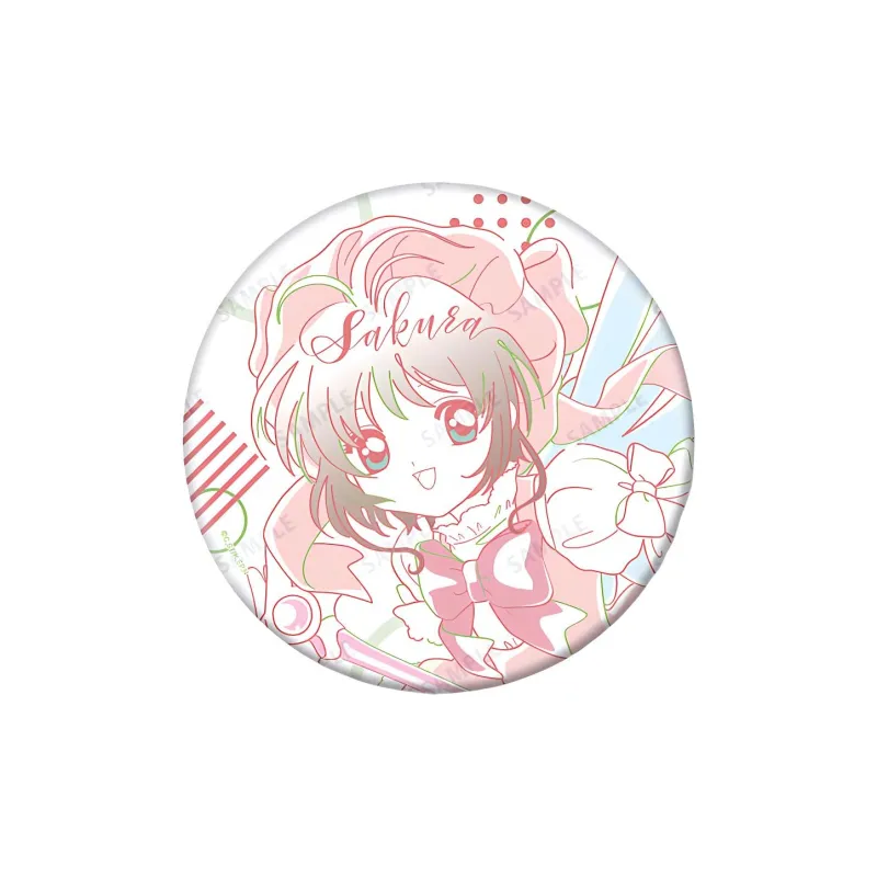 GuGuGuGu AMNIBUS Cardcaptor Sakura Characters Watercolor BIG Badges-0