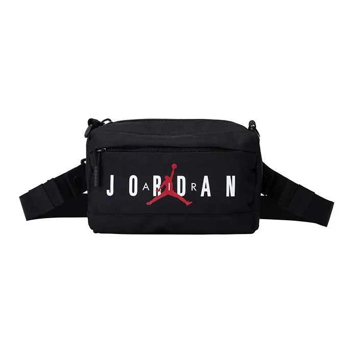 Jordan Polyester Shoulder Bag Crossbody Bag Fanny Pack Unisex Black-0