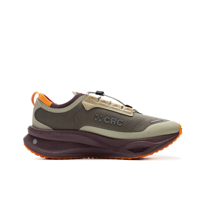LiNing Abrasion-Resistant Low-Top Running Shoes Unisex Green Purple-1