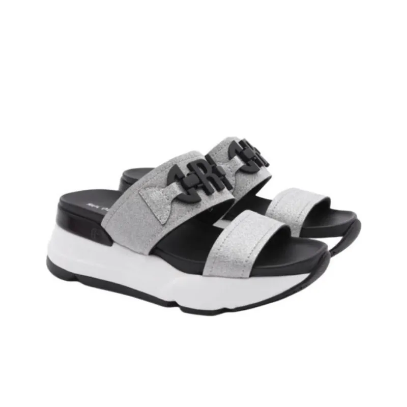 RUCOLINE R-Evolve Slide Slippers 6cm Women's Silver-2