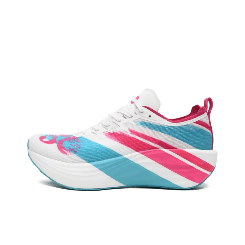 50 Breathable Impact-Resistant Low-Top Marathon Running Shoes Unisex Mismatched-Colorful Ink Snow 003-1