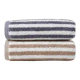 Towel 2 Pack (Blue *1, Coffee *1)