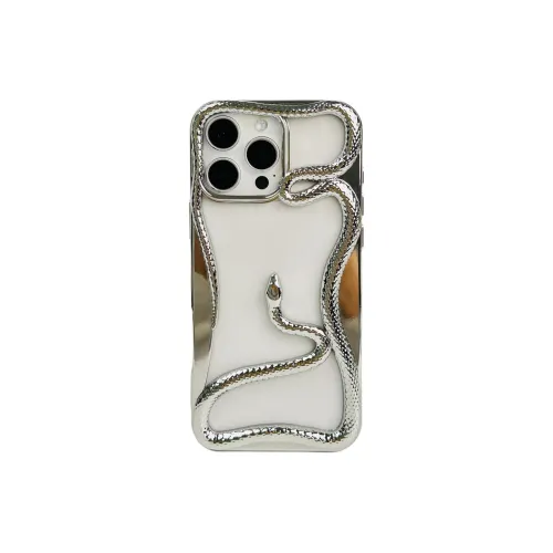 Sopi TPU Material Cut Out Snake Year Limited Phone Cases Compatible With IPhone 16/15 Pro Max/Apple 13/14 Pro/Max