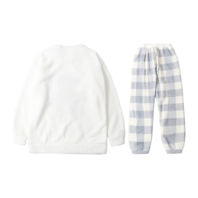 Lan Miao Pajama Set Women's White-1