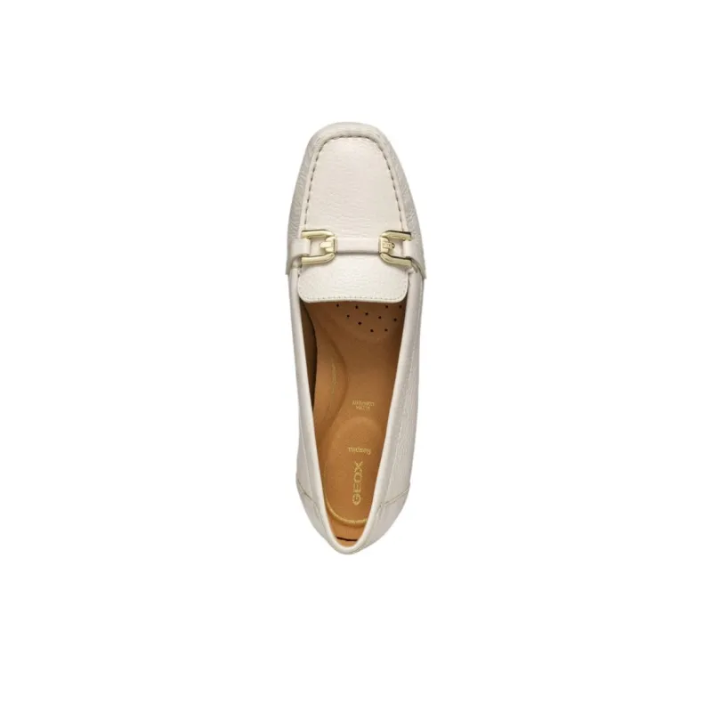 GEOX Annytah Moc Loafers Women's Beige-4