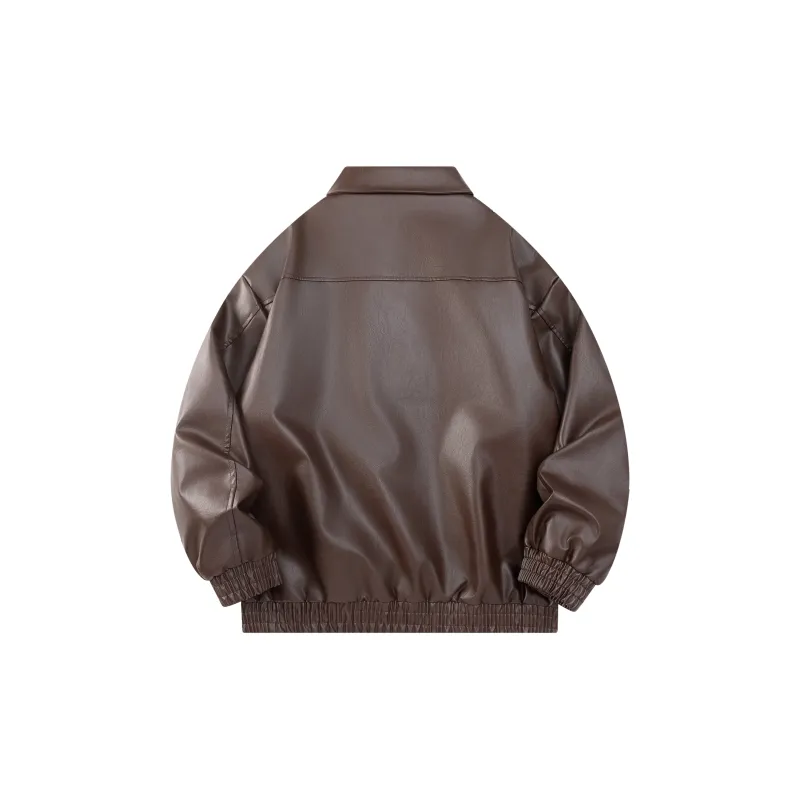 BOTH PLAY Leather Jacket Unisex-5