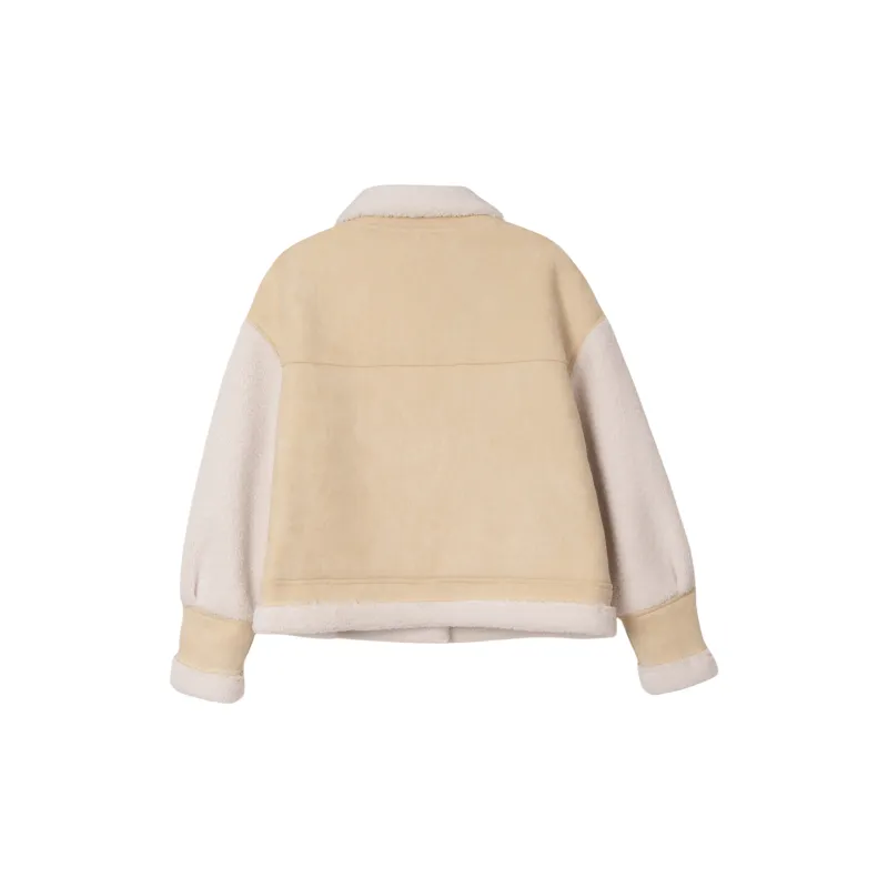 FAWENXIANGZI Velvet feel Coat Women's-1