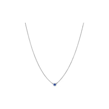 TIFFANY & CO. Elsa Peretti® Sapphire Necklaces Women's Silver