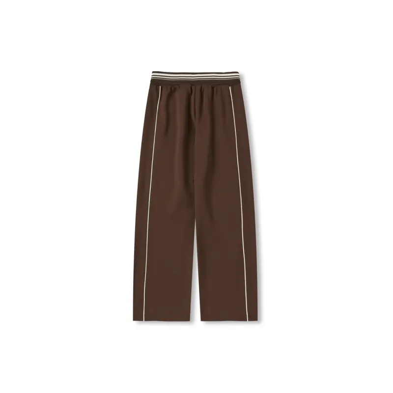 NERDY FW24 Casual Pants Unisex Red Brown-1