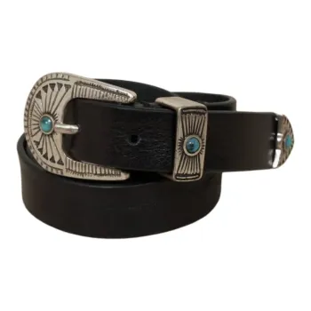 Hartford Leather Leather Belts Women's Black -