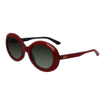 KARL LAGERFELD Round Sunglasses Women's Red