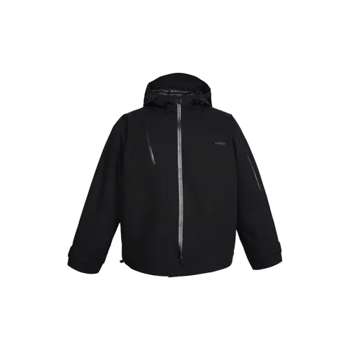 P.M.W Waterproof And Windproof Windbreaker Jacket Unisex Black