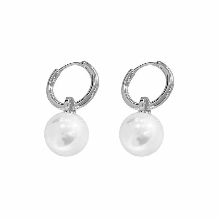 Silver Arashi 925 Sterling Silver, Pearl Earrings Women's-5