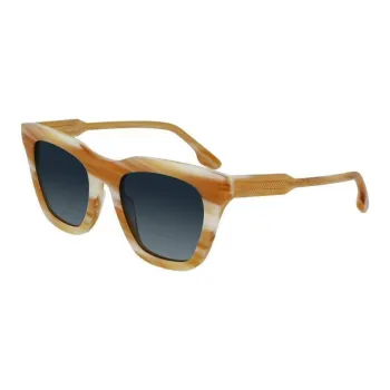 Victoria Beckham Plastic Square Sunglasses Unisex Brown