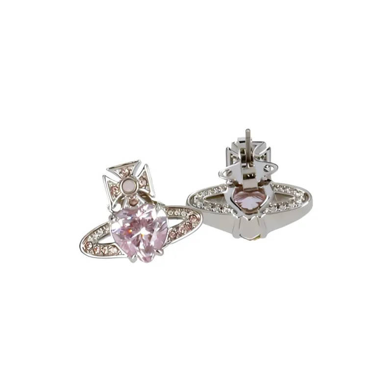 Vivienne Westwood Embellished Orb Plaque Earrings-1
