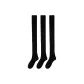 [over-The-Knee Socks 3-Pack]Black