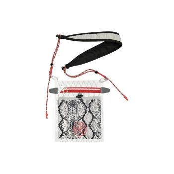 The MAD HATcher Polyamide Saddle Pouch Bag, Crossbody Bag Unisex White