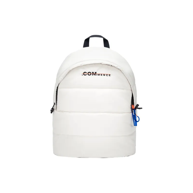 COMMENCE Fabric Backpack Unisex Snow White/Misty Gray-0