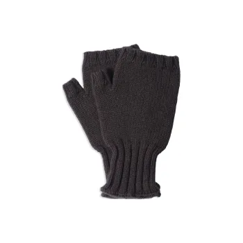 MARGARETHOWELL Merino Wool Knit Gloves Men's Brown