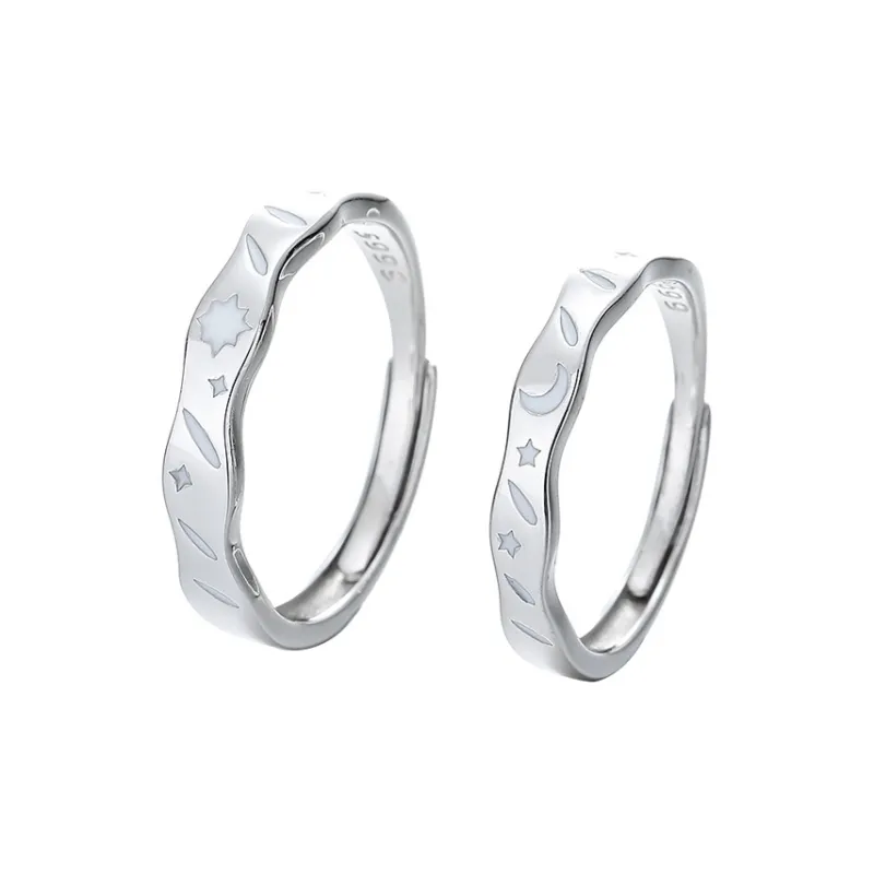 CHIC ZONE 999 Fine Silver Rings Unisex-0