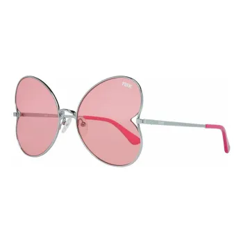 Victoria's Secret Metal Irregular Shape Sunglasses Women's Silver