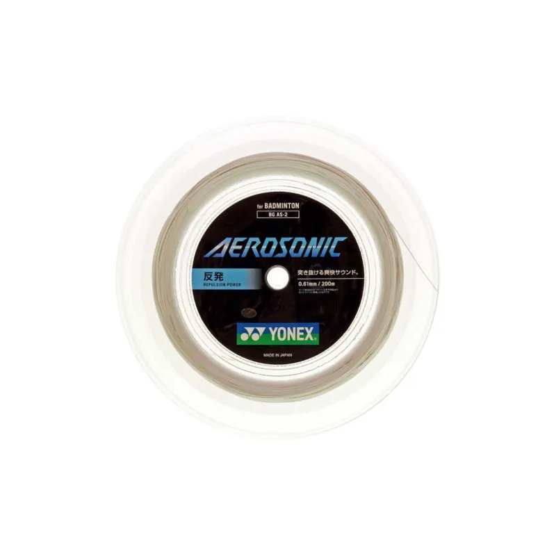 YONEX Stretch Type Badminton Racket Strings White Nylon Sports Unisex 200m-0