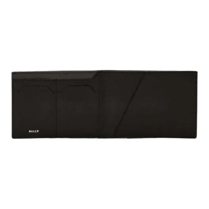 BALLY Cow Leather Card Holders Coin Purses Wallets Regular Men's Dark Gray-3