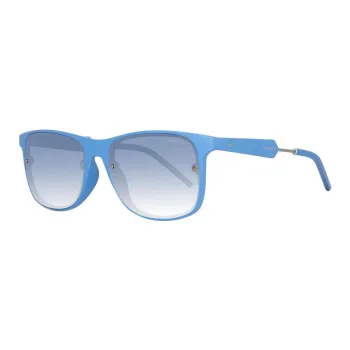 Polaroid Acetate Metal Square Sunglasses Unisex Blue